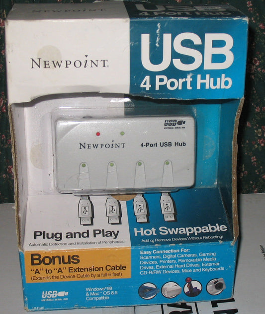 Newpoint USB 4-port Hub
