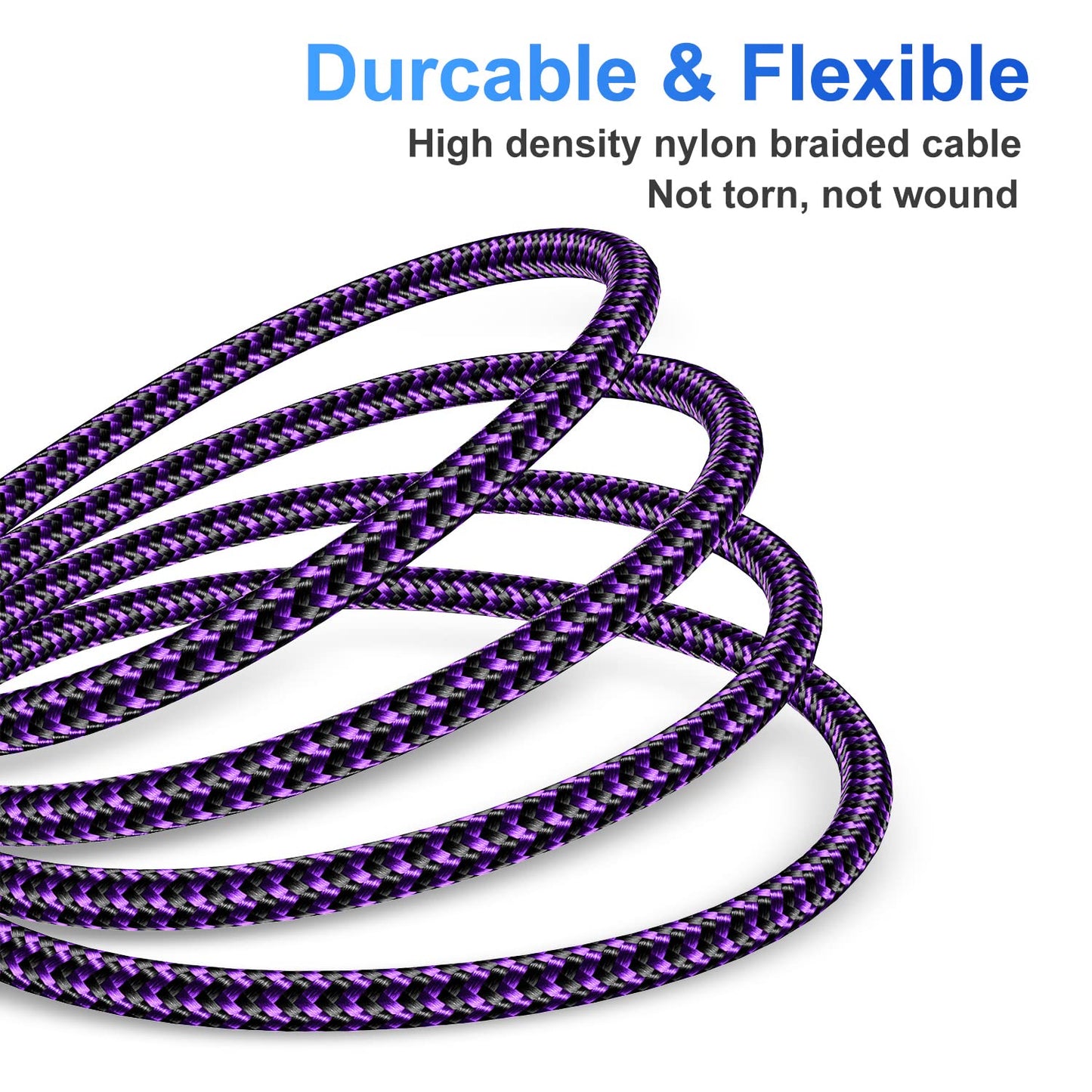 iPhone Charger 4Pack 10ft, [Apple MFi Certified] Lightning Cable 10 Foot Long iPhone Charger Cord Fast Charging Cable for iPhone 13 12 Pro Max Mini…