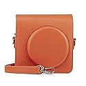 Epicgadget Case for Fujifilm Instax Square SQ1 Camera, PU Leather Compact Case Bag with Adjustable Shoulder Strap for Fuji Film instax SQ1 (Terracotta