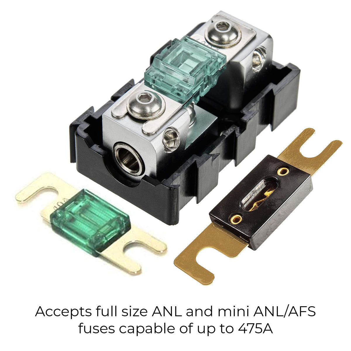 NVX XFMMINI 4/8 Gauge Mini-ANL/MANL/AFS Modular Inline Fuse Holder