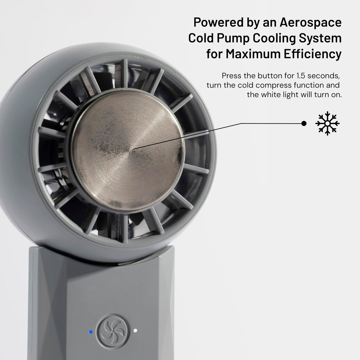 Hotel Collection - Breeze-Pro Handheld Mini Personal Fan, 2-in-1 USB Rechargeable Pocket Device with Power Bank, Portable for Travel, Summer