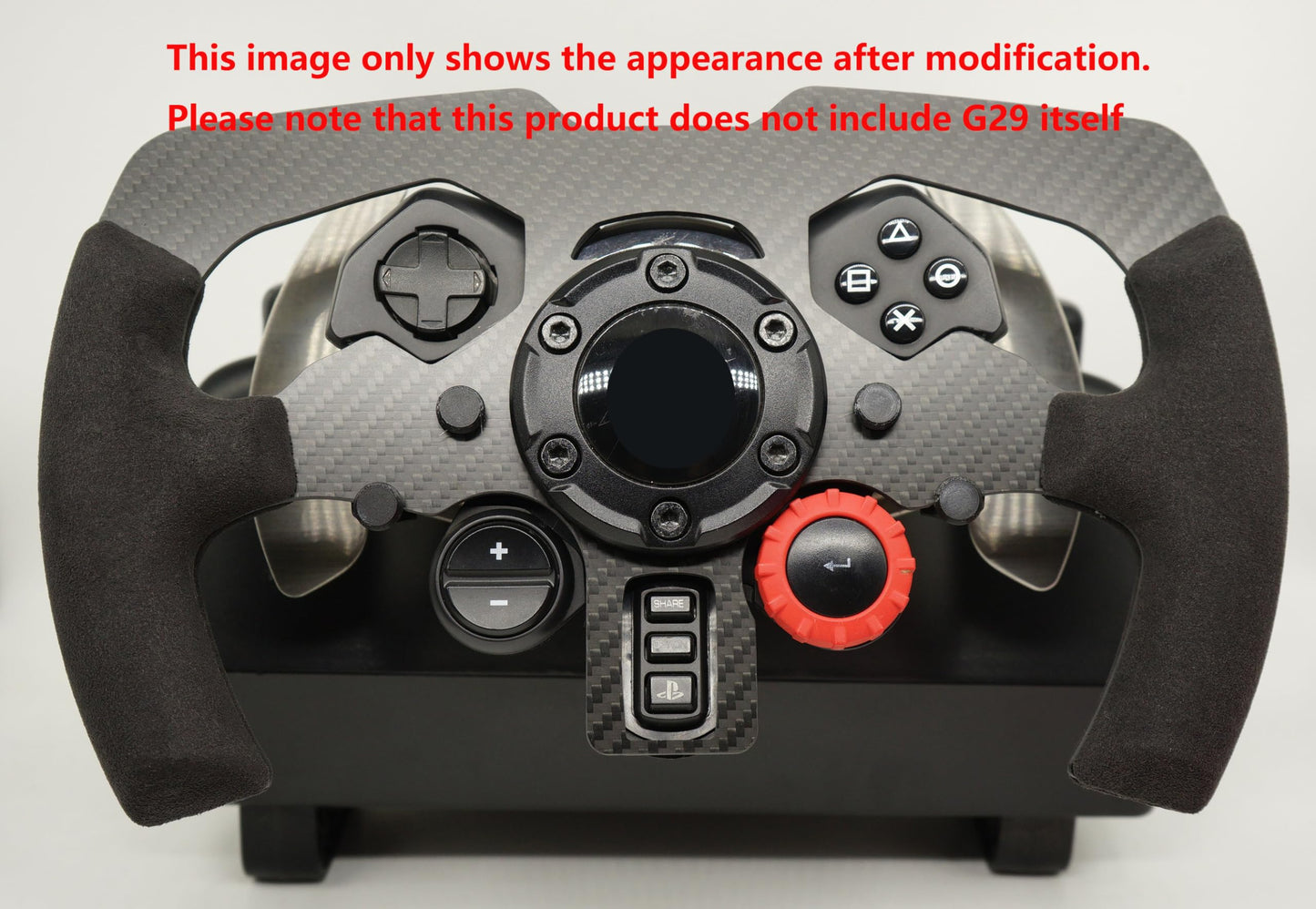 SIMPUSH SIMRacing Carbon Fiber Steering Wheel MOD FOR G29 G923