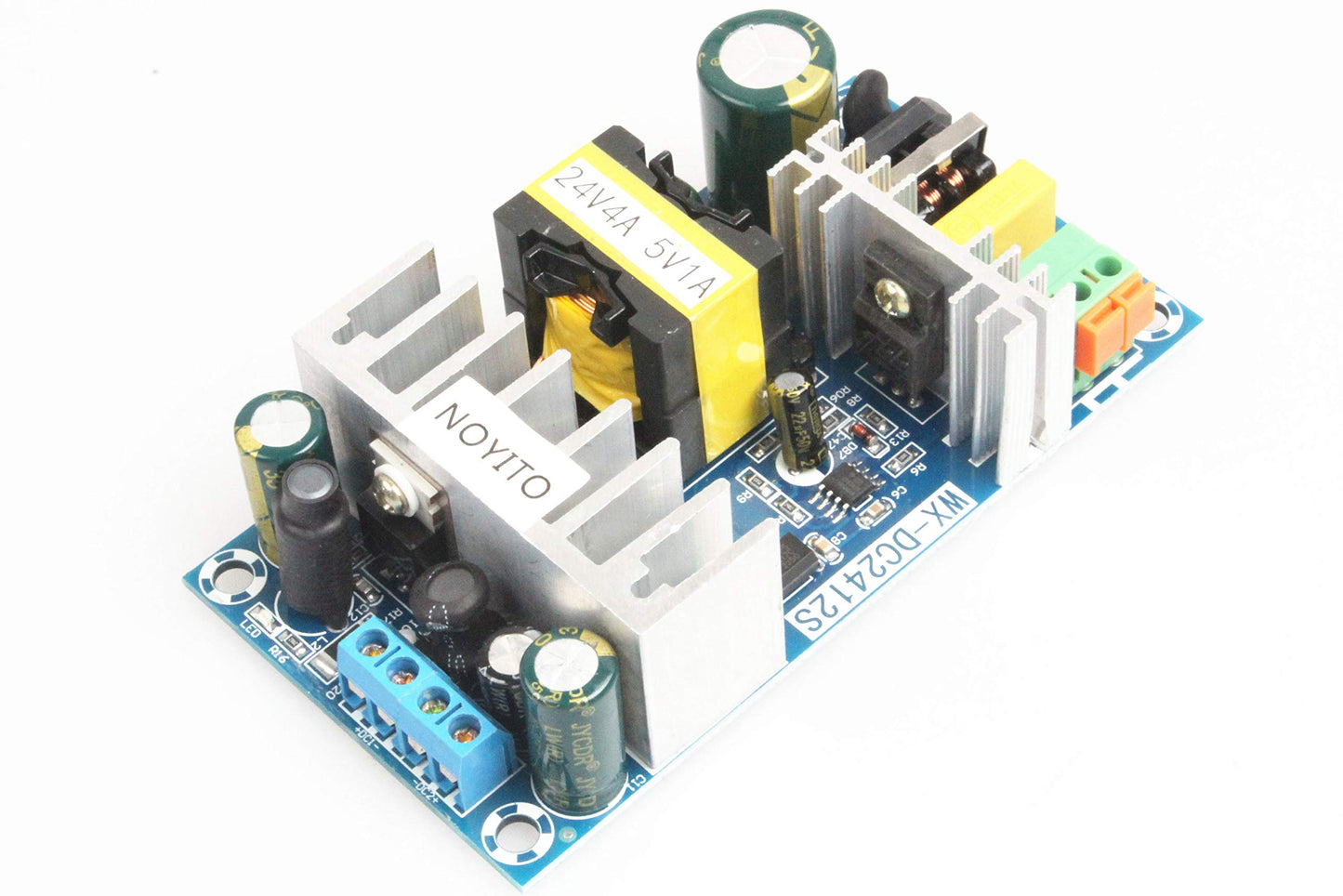 NOYITO AC to DC Isolated Power Supply Module DC 24V 4A 5V 1A Dual Output Power AC 120V (90-256V) 50-60Hz to 24V 5V 120W Industrial Power Module (Dual…