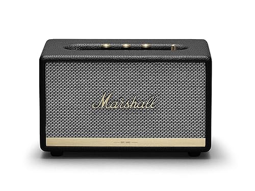 Marshall Acton II Wireless Bluetooth Speaker - Black (Renewed)