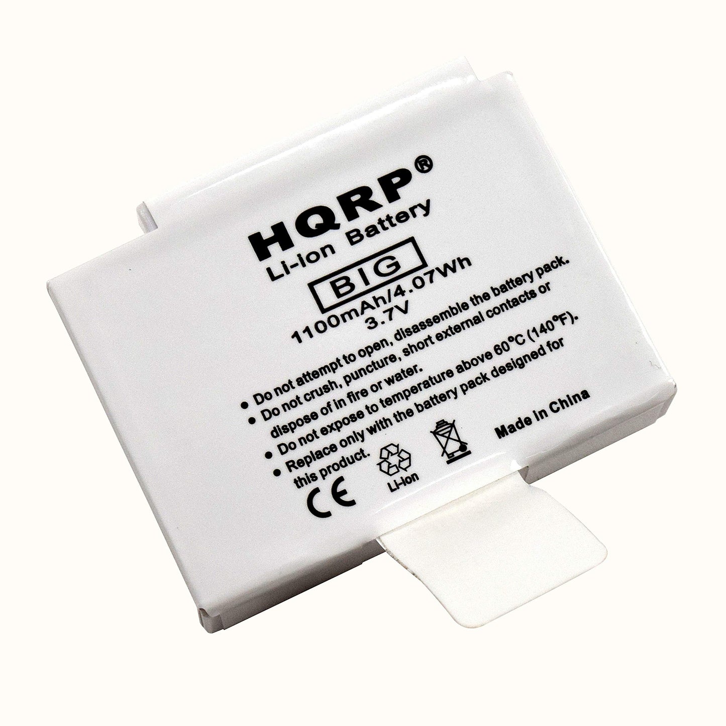 HQRP Battery Compatible with Flip Video ABT2W UltraHD 4GB 8GB, FVU2120B, U3120, Flip 4GB, Cisco ABT2W Ultra-HD Camcorder U32120B U32120W, Flip UltraHD
