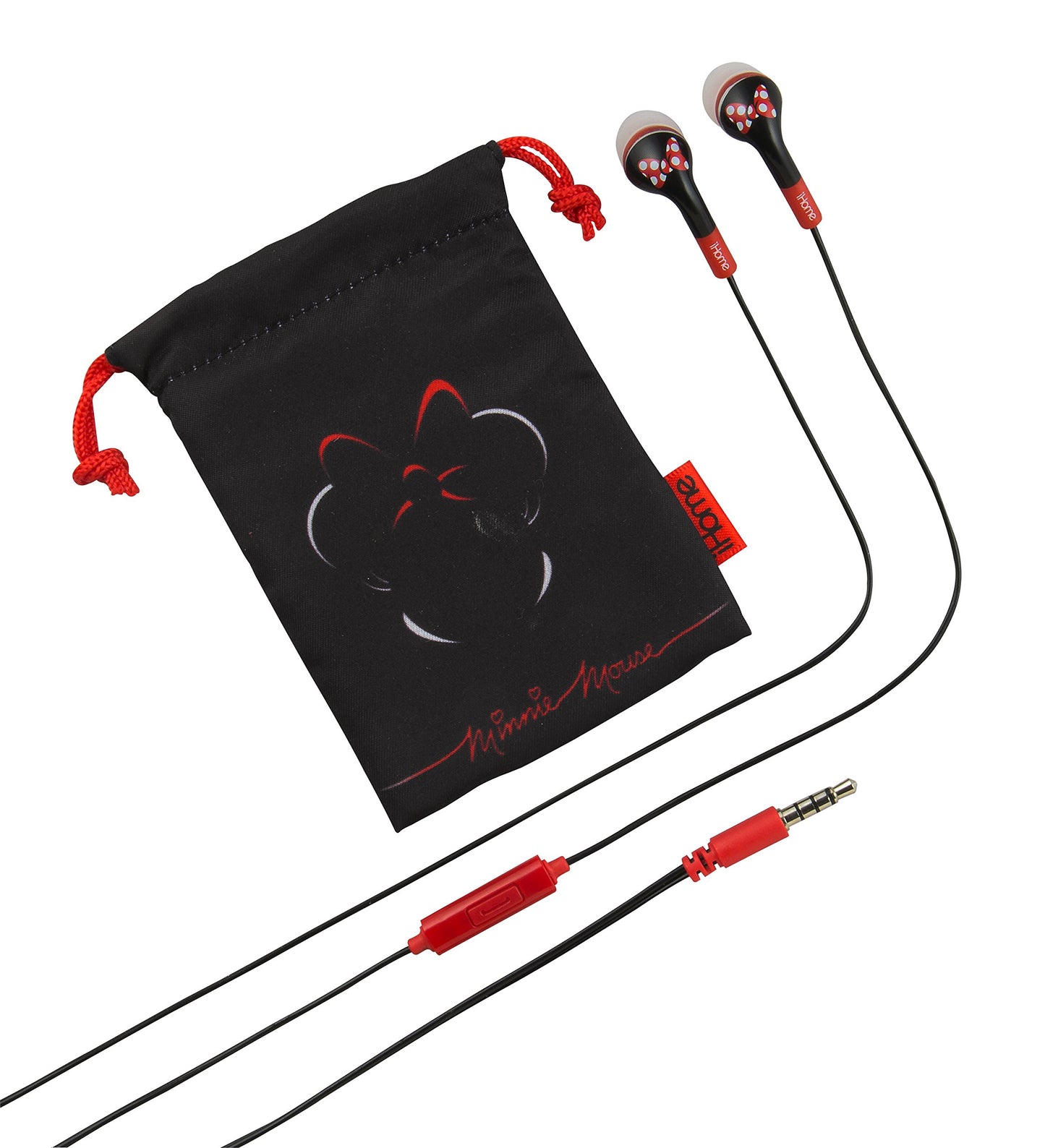 Minnie Mouse Noise Isolating Earphones with Pouch, DI-M15ME.FXV2