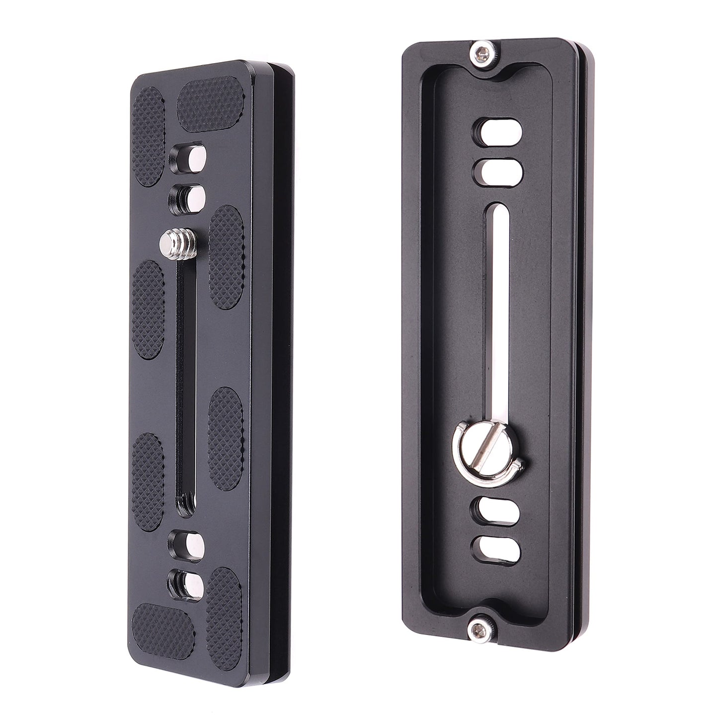 FocusFoto PU120 PU-120 Quick Release Plate, 120mm Long Plate with 1/4"-20 Mounting Screw for Benro B0 B1 B2 J0 J1 N1 Arca Swiss Tripod Ball Head