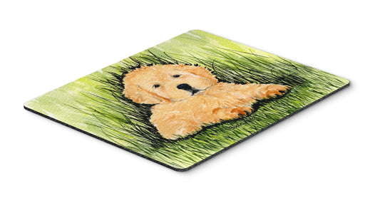 Caroline's Treasures SS8476MP Golden Retriever Mouse Pad, Hot Pad or Trivet for Home Office Gaming Working Computers Laptop Mouse Mat,Washable Large