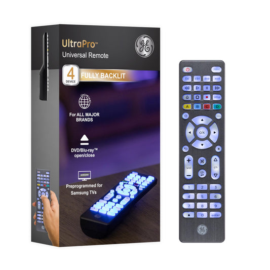 GE Backlit Buttons Universal Remote Control, Samsung TV Remote Control Replacement, Samsung Remote Control for Smart TV, Roku Remote Replacement