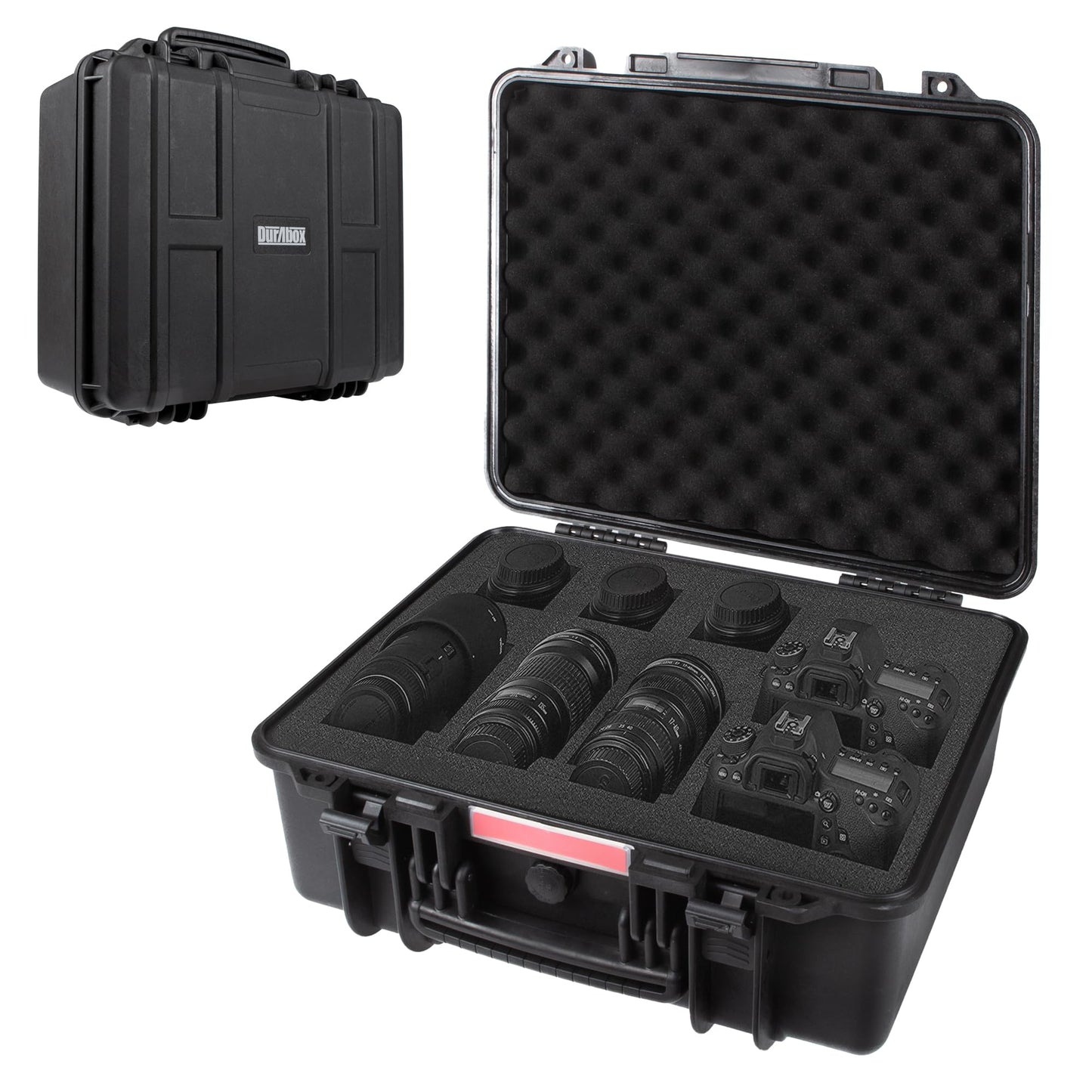 Durabox All Weather Hard Case 19 x 17 x 8” - TSA Approved Hard Shell Travel Case with Customizable Foam for Cameras, Lenses, Laptops, Electronics