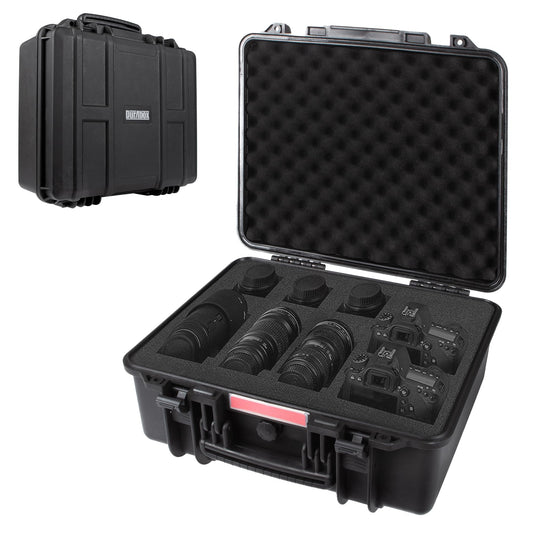 Durabox All Weather Hard Case 19 x 17 x 8” - TSA Approved Hard Shell Travel Case with Customizable Foam for Cameras, Lenses, Laptops, Electronics