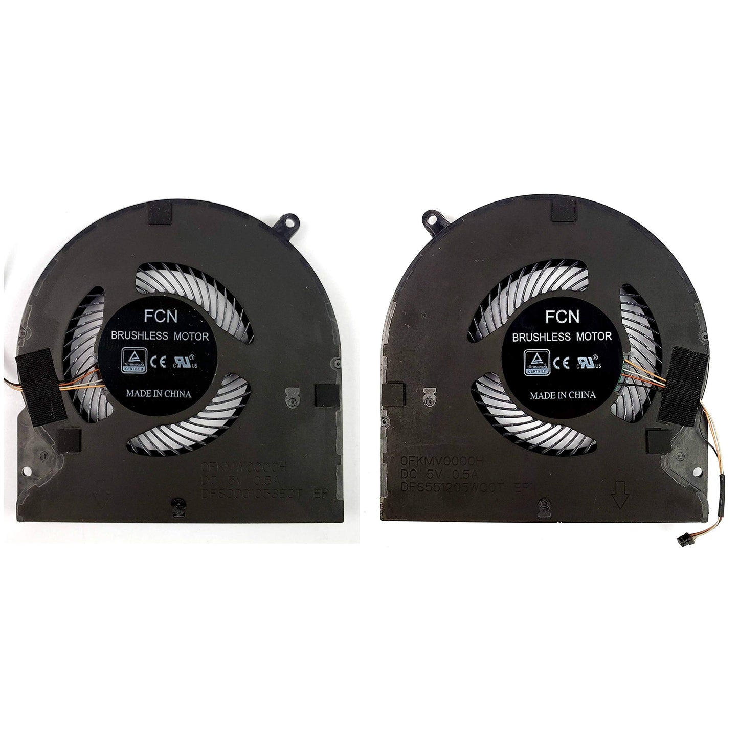 CPU & GPU Cooling Fan Replacement for Razer Blade 15 Advanced (2018-2021) 15.6" RZ09 RZ09-02385E92 RZ09-02386E91 RZ09-0288 RZ09-0301 RZ09-0330