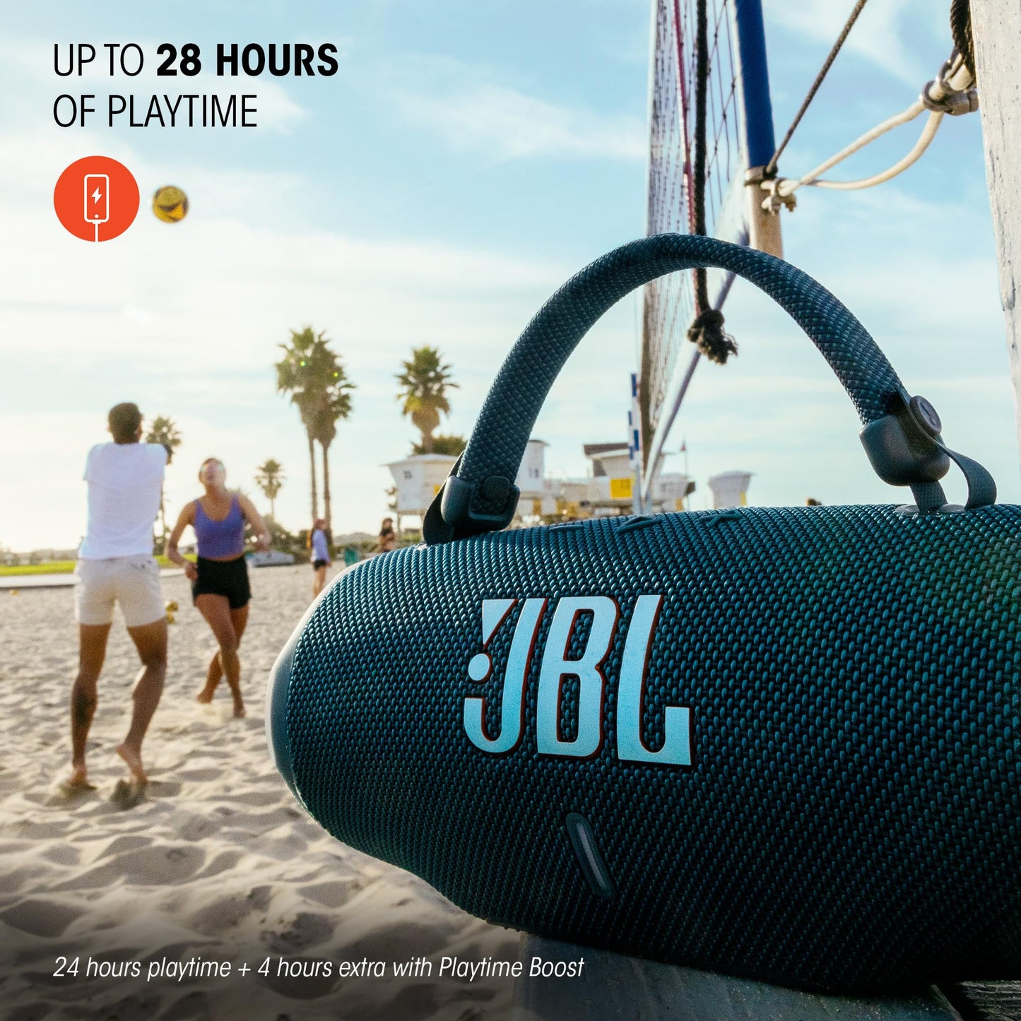 JBL Charge 6 - Portable Waterproof & Drop-Proof Bluetooth Speaker, Bold Pro Sound with AI Sound Boost, 28Hrs of Playtime, Built-in powerbank