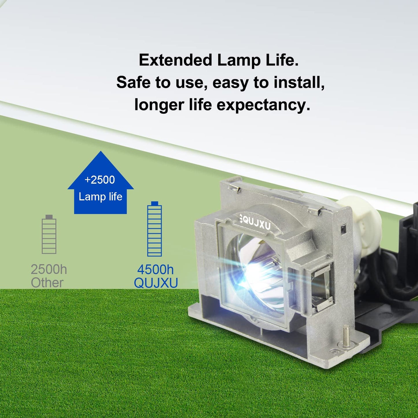 QUJXU Original VLT-HC910LP 915D116O05 Premium Quality Projector Lamp Assembly with Genuine OEM Bulb Inside with Housing Compatible with Mitsubishi