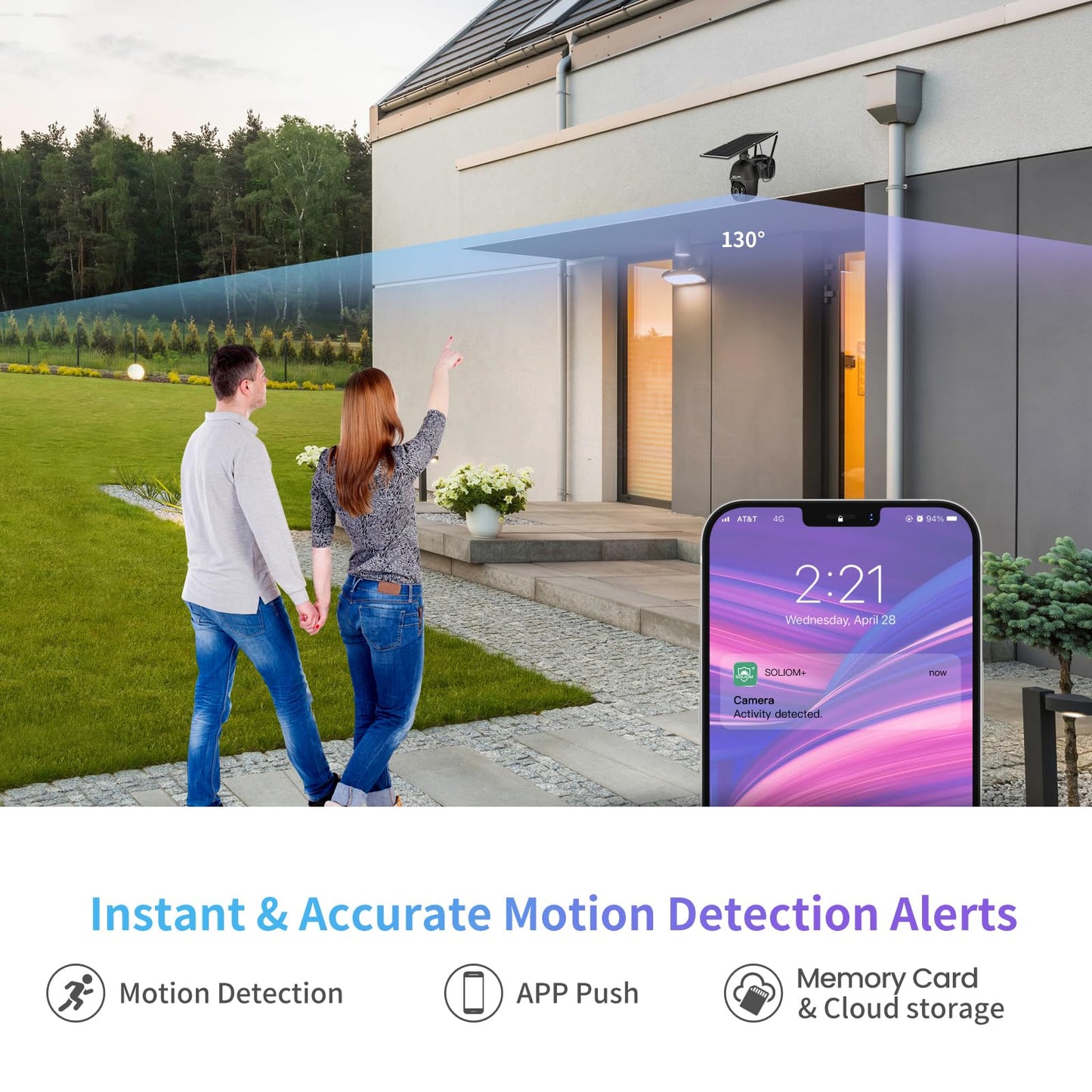 S600 4G LTE Security Camera Outdoor, Solar Powered Cellular Security Camera Wireless, Pan Tilt 360°View Full,1080P Night Vision, 2 Way Talk, PIR