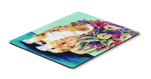 Caroline's Treasures SS8312MP Australian Shepherd Mouse Pad, Hot Pad or Trivet for Home Office Gaming Working Computers Laptop Mouse Mat,Washable