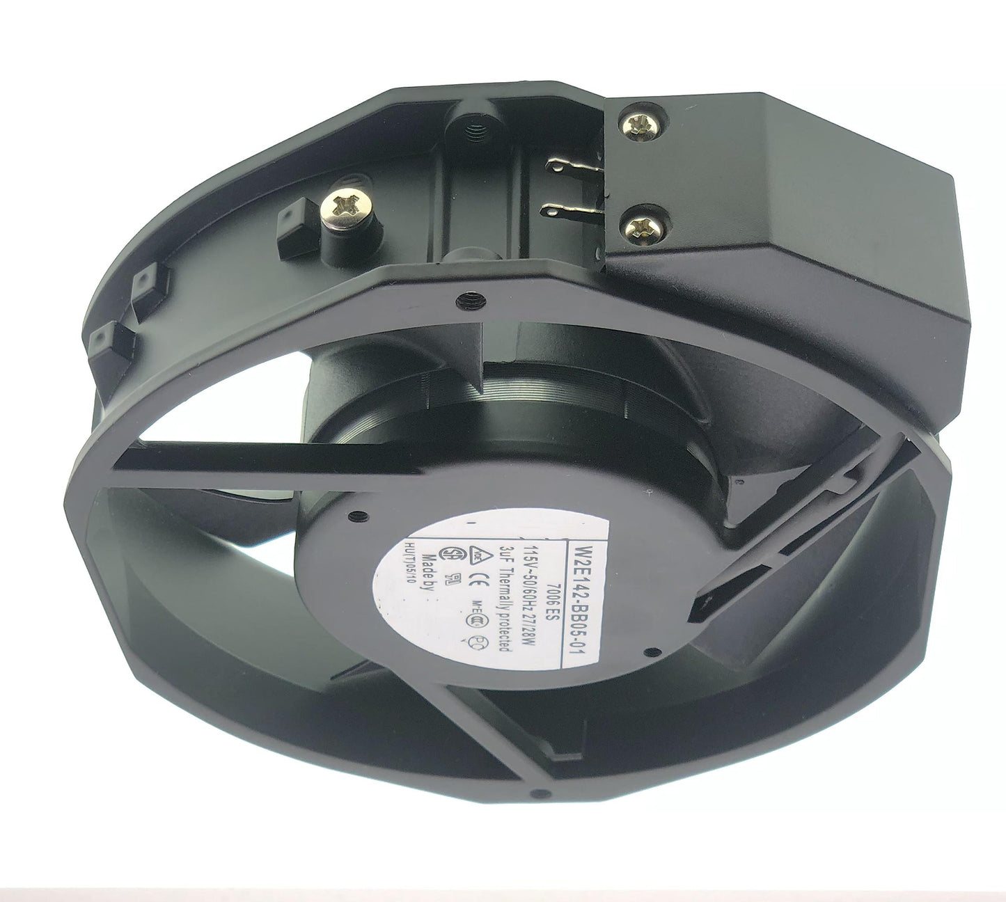 New Cooling fan for W2E142-BB05-01 7006ES,115V 27/28W 50/60Hz,17238 2-Pin Metal Fan Size:172X150X38mm.