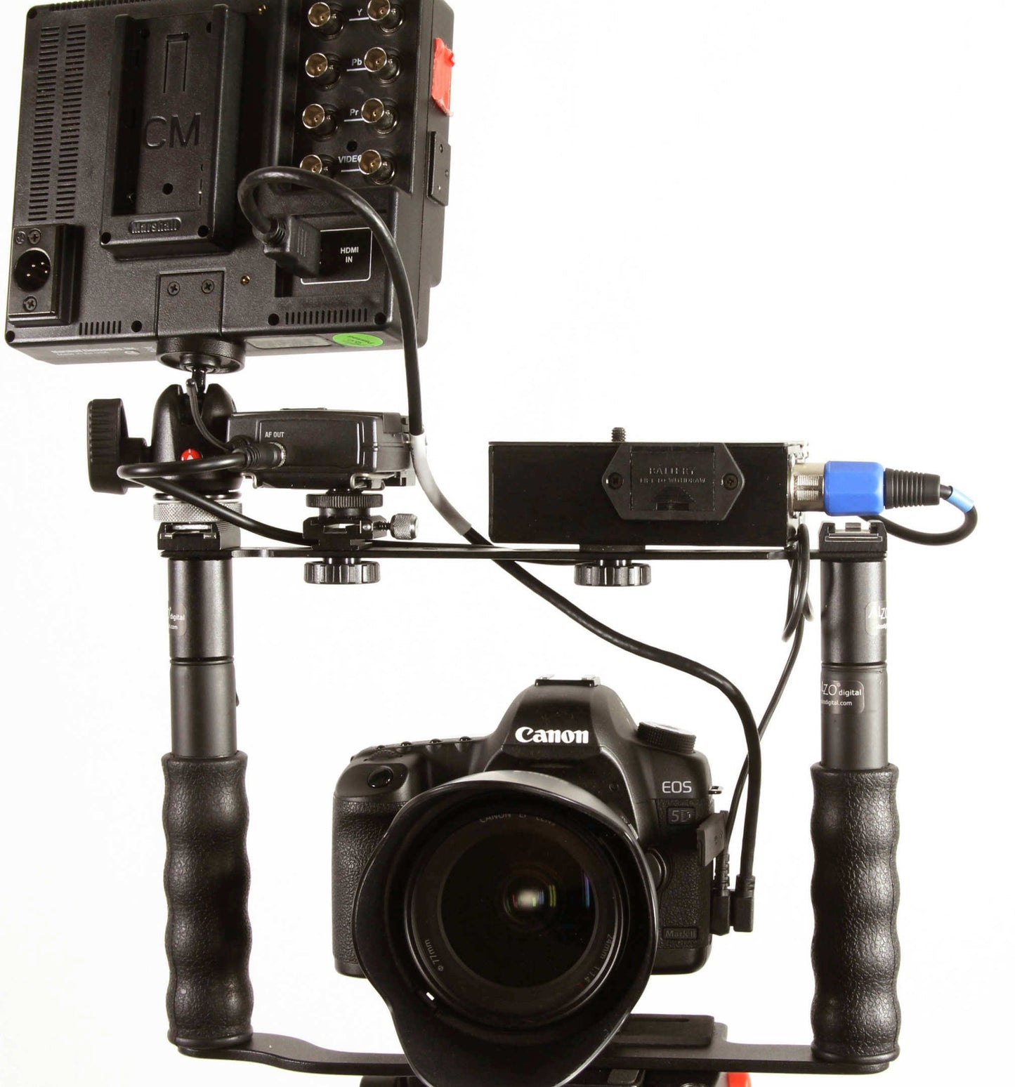ALZO Short Cable Red for DSLR Cameras. Compatible with HDMI