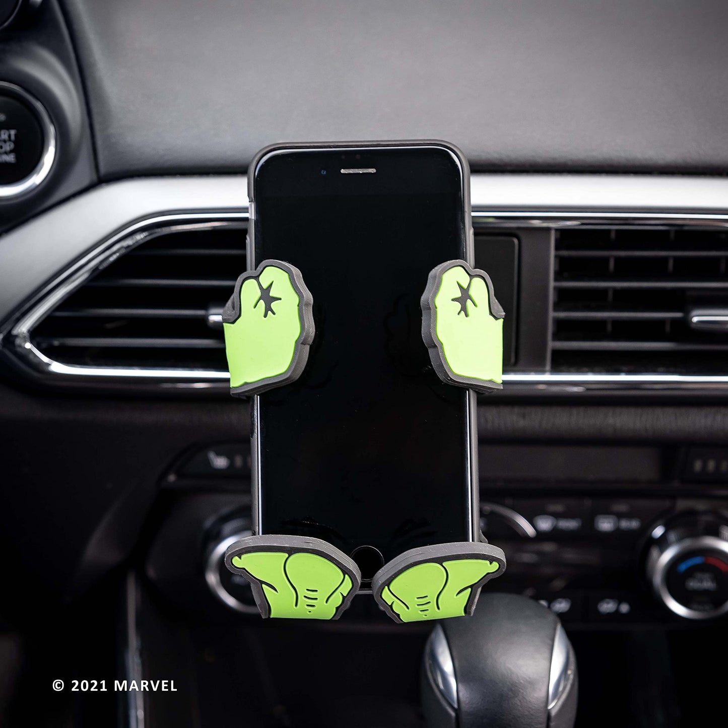 Hug Buddy Hulk Cellular Phone Holder, Multicolor, 360-Degree Swivel, Universal Fit, Steel and Silicone