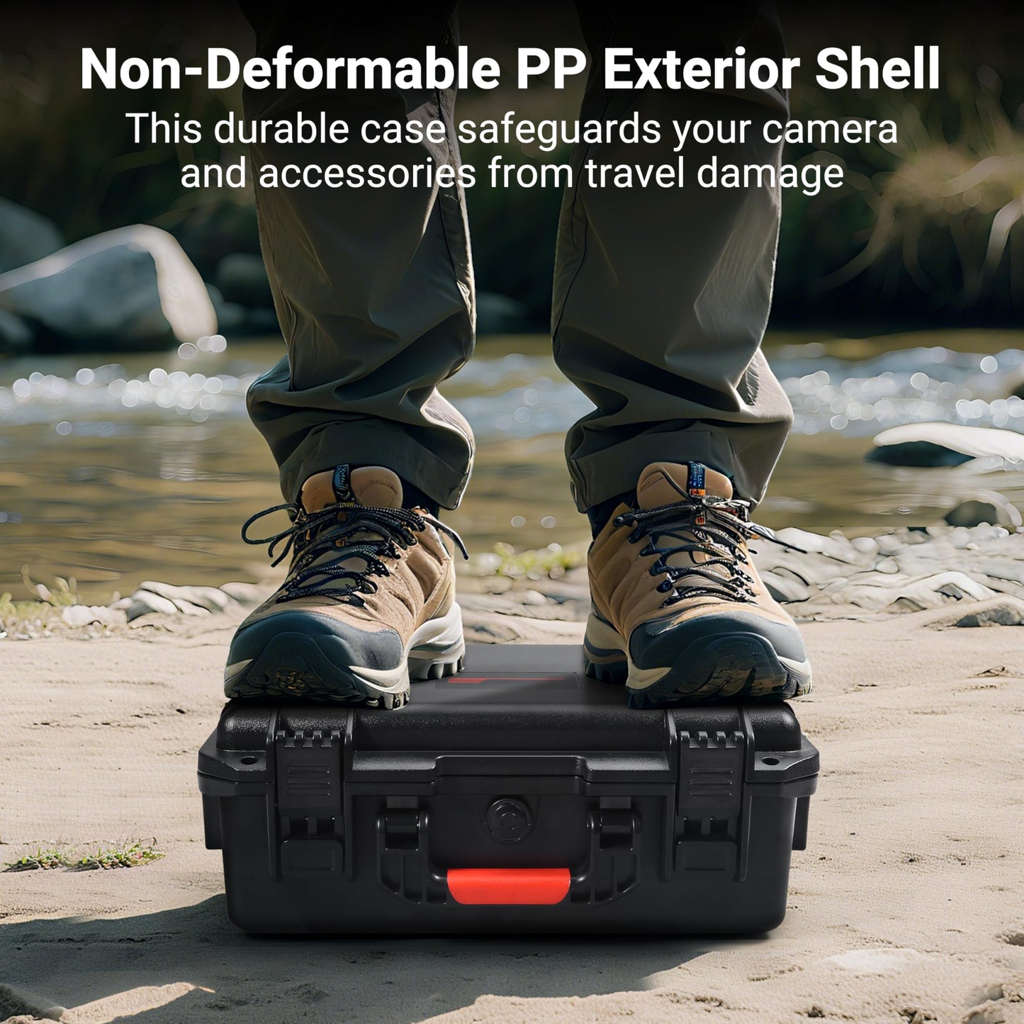 STARTRC VCR Carrying Case for Insta360 X4, Waterproof Travel Case Organizer for Insta 360 X4 Accessories with Double Layers, Large Storage, Hard