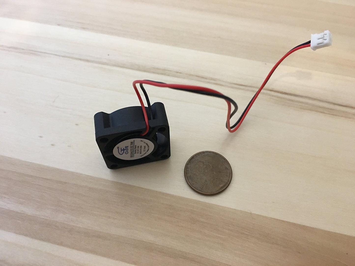 Endlessparts 1 Piece - 24v - Fan 25mm x 25 x 10, Brushless Cooling, Small Micro Flow CFM B18, Compatible with Desktop, Laptop