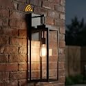 22 Inch Outdoor Wall Light Dusk to Dawn, Extra Large Wall Lantern for House Exterior Wall Sconce with Sensor, Photocell Porch Light for House Outside