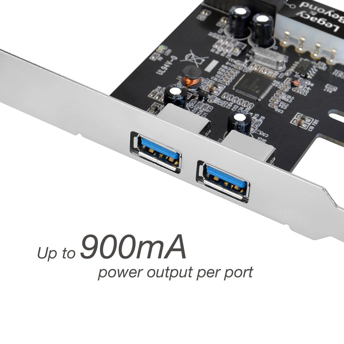 SIIG Legacy and Beyond Series PCIe to USB 3.0 2 (External) Ports PCI Express Card with 19Pin Header, Data Transfer Rates Up to 5Gbps, Supports UASP