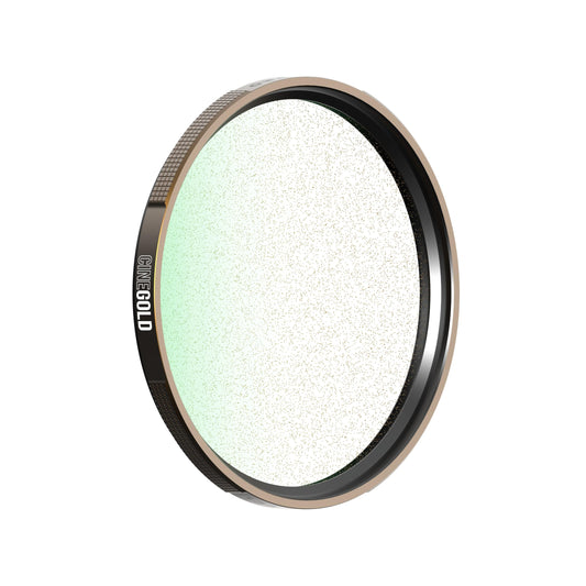 PolarPro CineGOLD - 1/2 Gold Mist Diffusion Camera Filter - Warm Highlights & Low Contrast for Vintage Film Aesthetics - Soft Glow & Warm Tones