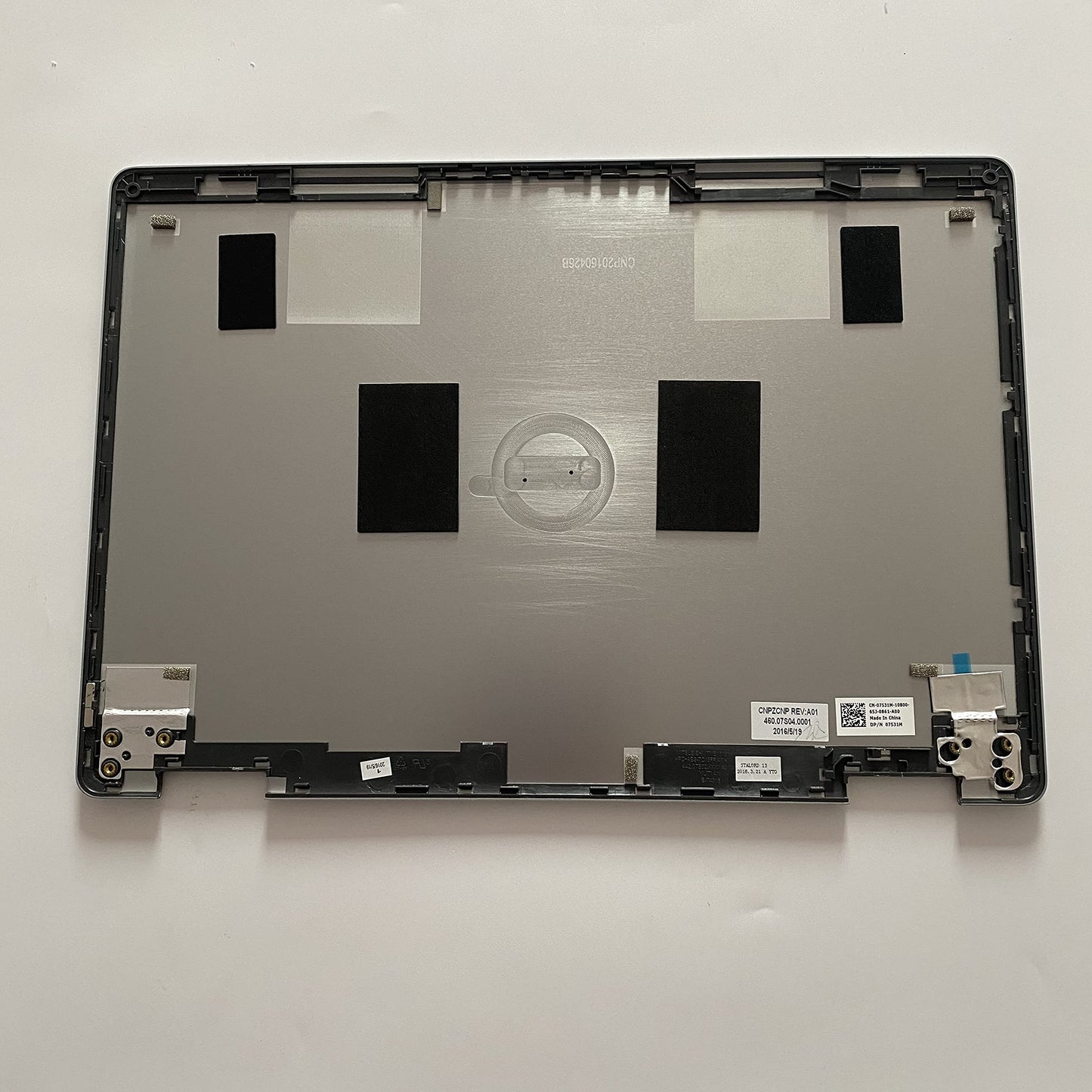 F-HONG ELECTRONIC CO LIMITED Replacement for Dell 13MF 13 7368 P69G 7378 I7368 I7378 Laptop LCD Cover Back Rear Top Lid 7531M 07531M 460.07S04.0003,