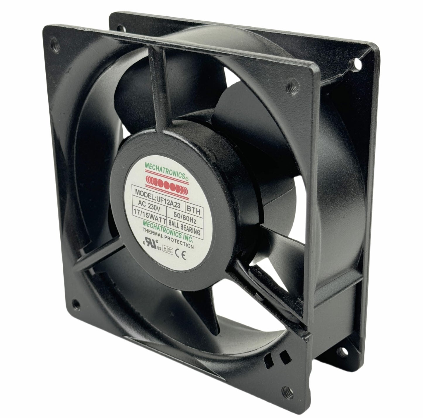 for Mechatronics Cooling Fan UF12A23-BTH 120x120x38mm AC 230V 17/15W, High Speed Fan 50/60Hz AC AXIAL Fan UF12A23 BTH