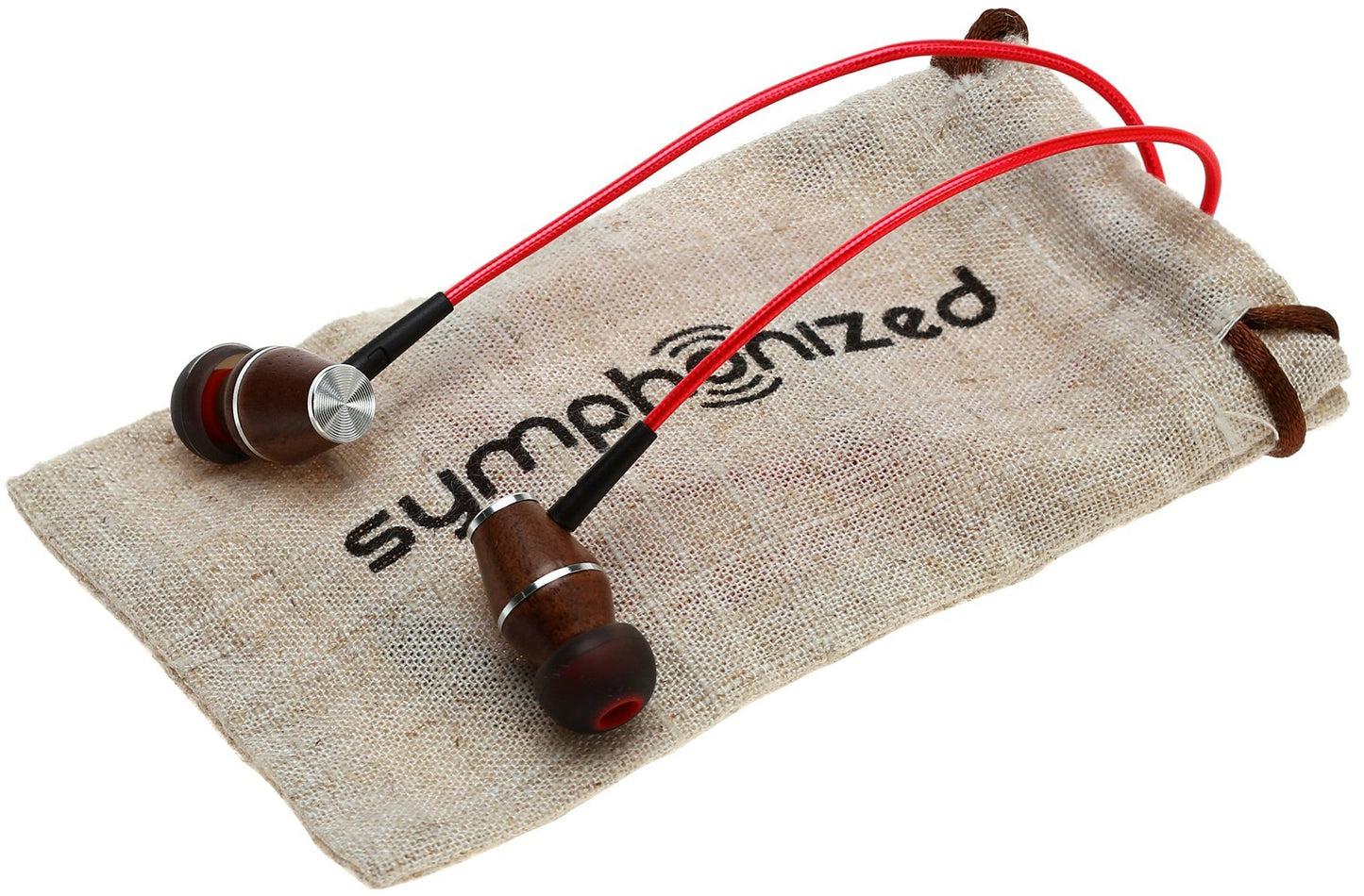 Symphonized XTC 2.0 Earbuds with Mic, Premium Genuine Wood Stereo Earphones, Hand-Made in-Ear Noise-isolating Headphones with Tangle-Free Innovative…