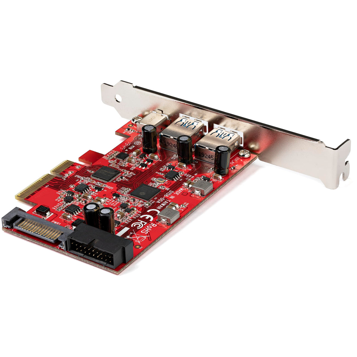 StarTech 5-Port USB PCIe Card, 10Gbps, TAA, Express (PEXUSB312A1C1H)