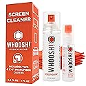 WHOOSH! Screen Shine Duo XL - Screen Cleaner Spray and Wipe for Eyeglasses, Phone & Laptop - Removes Fingerprints - Includes 3.4 oz + 1 oz Leak-Free