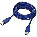 SIIG SuperSpeed USB 3.0 Type A (Male) to Type A (Male) Cable 2 Meters (CB-US0212-S1),Blue