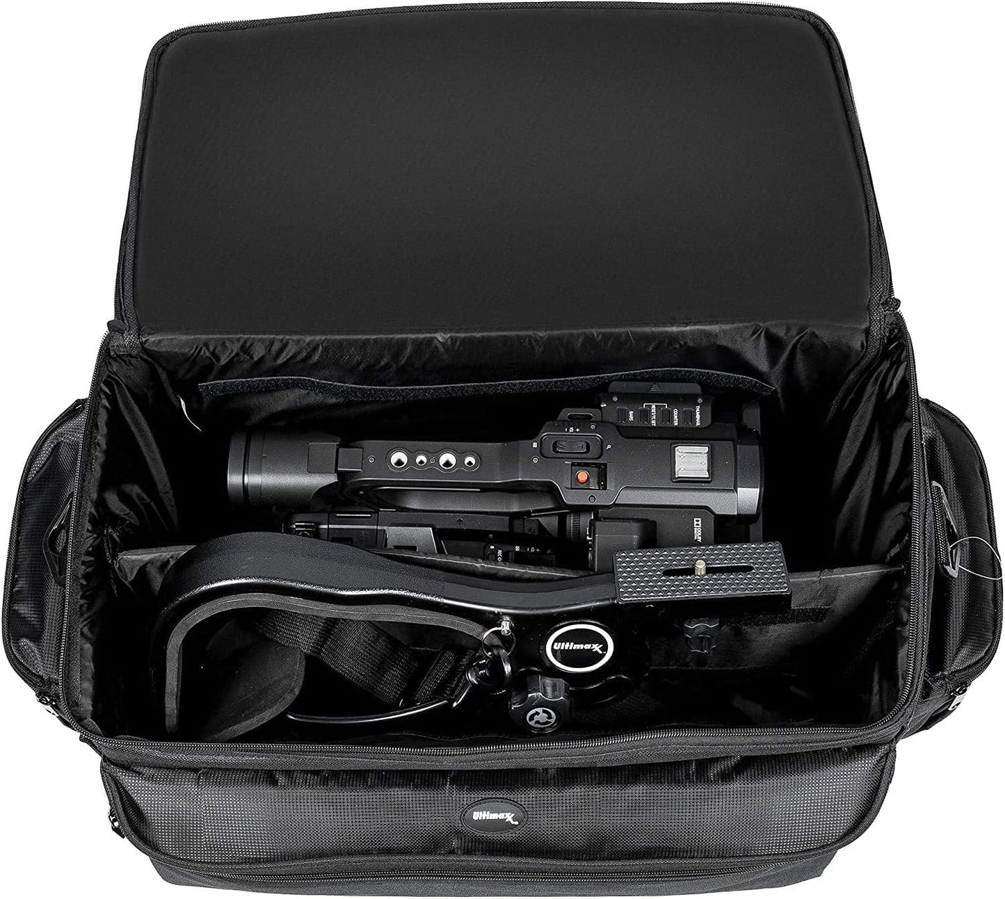 Ultimaxx Professional Extra-Large, Well-Padded, Water-Resistant Gadget Bag - Compatible with Canon, Sony, Nikon, Pentax, JVC, Olympus, Panasonic
