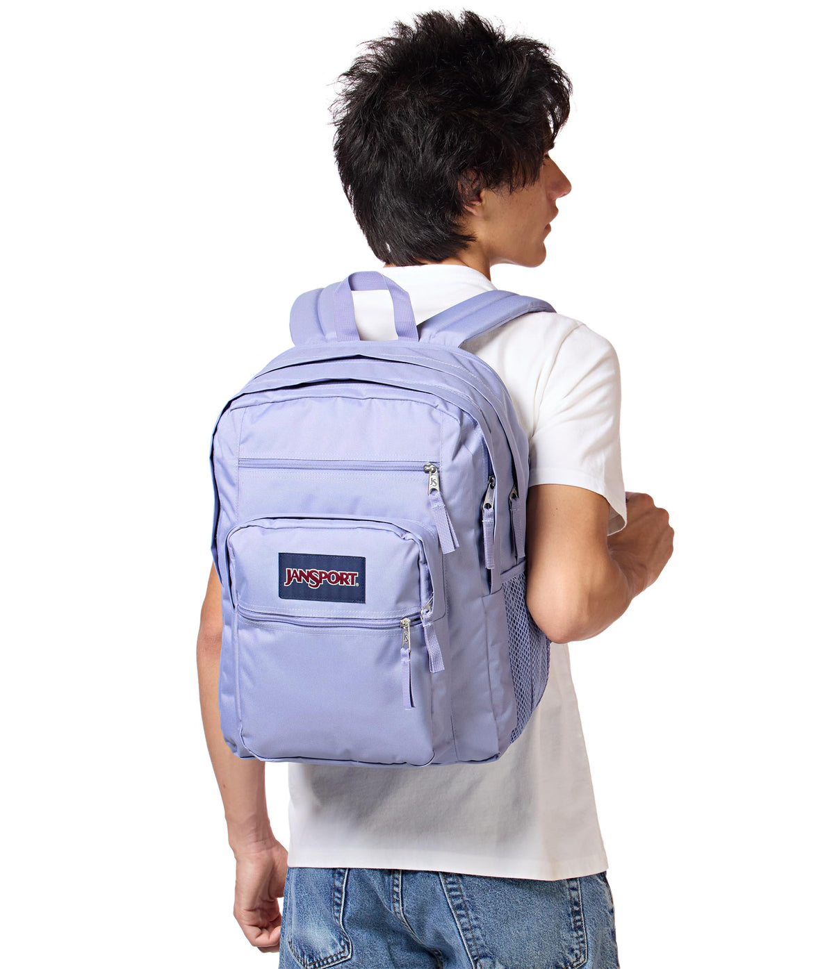 JanSport Laptop Backpack - Computer Bag with 2 Compartments, Ergonomic Shoulder Straps, 15” Laptop Sleeve, Haul Handle - Lavender Ash