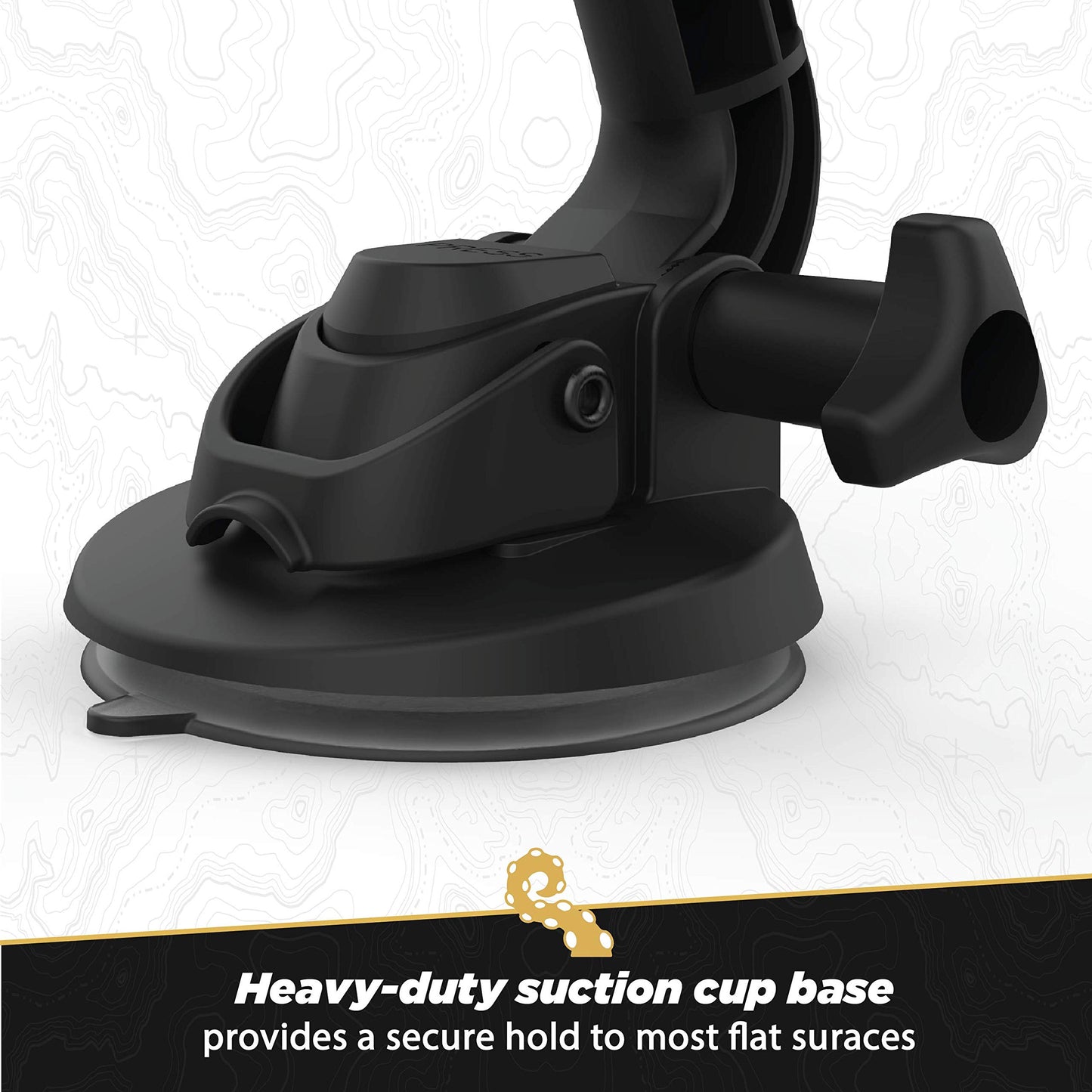 SCOSCHE PSM11022 TerraClamp MagicMount Magnetic Heavy-Duty Suction Cup Mount