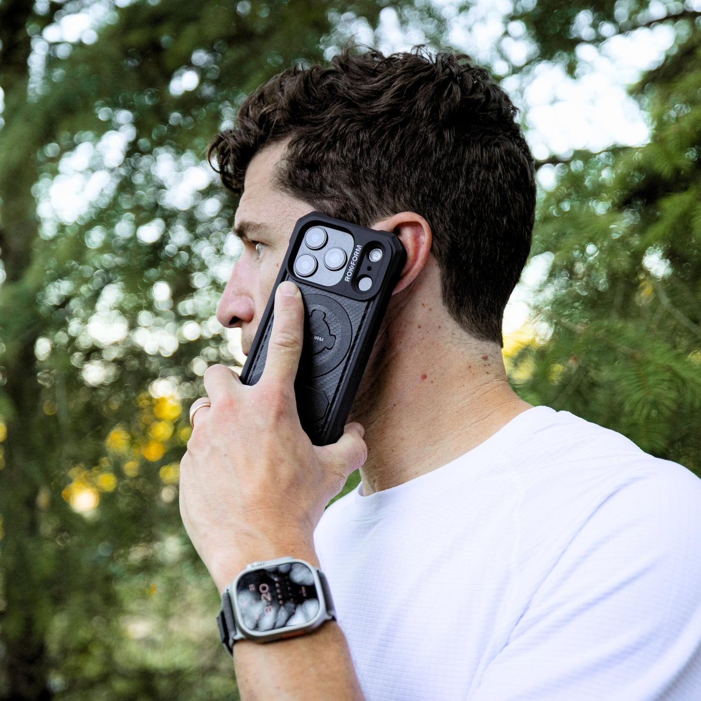ROKFORM Rugged Case for iPhone 17 Pro Max, Magnetic + RokLock (Black)