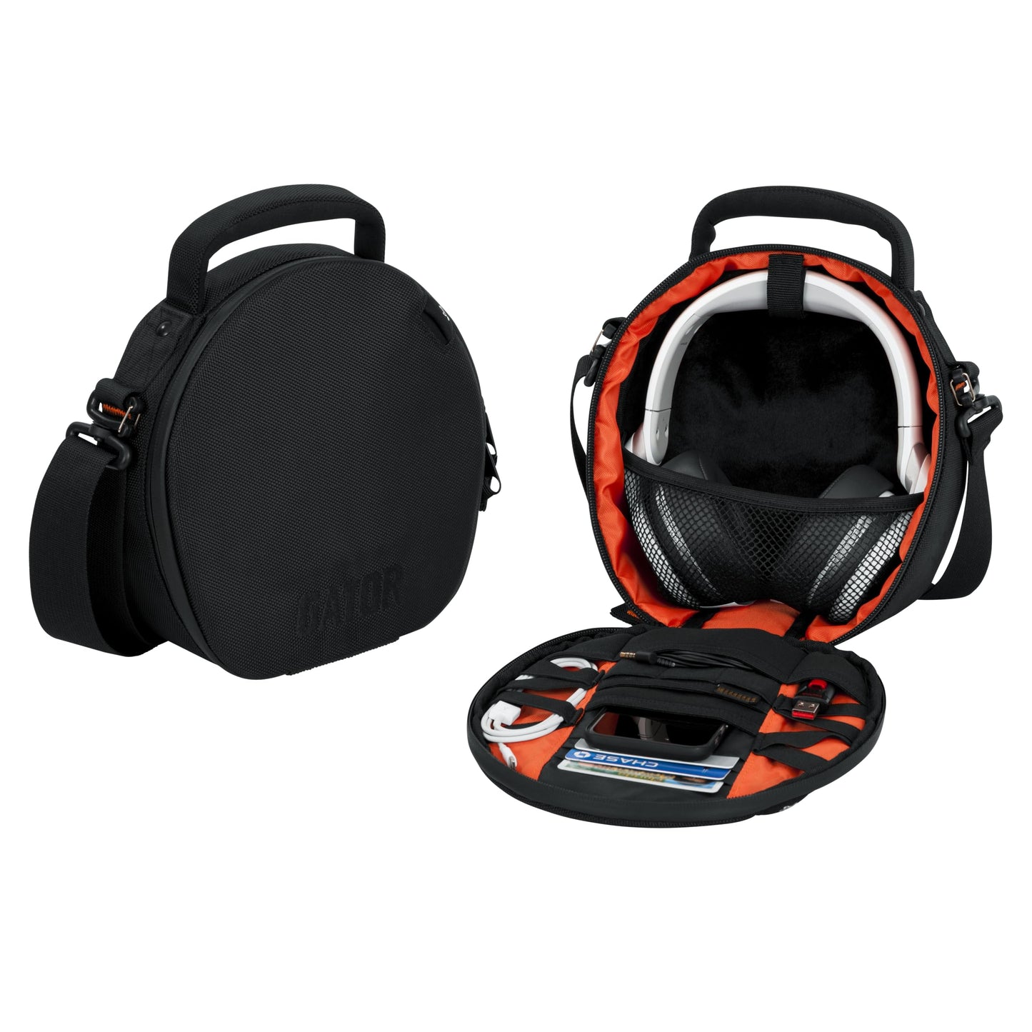 Gator Cases G-CLUB Series Carry Bag for DJ Style Headphones and Accessories, (G-CLUB-HEADPHONE)