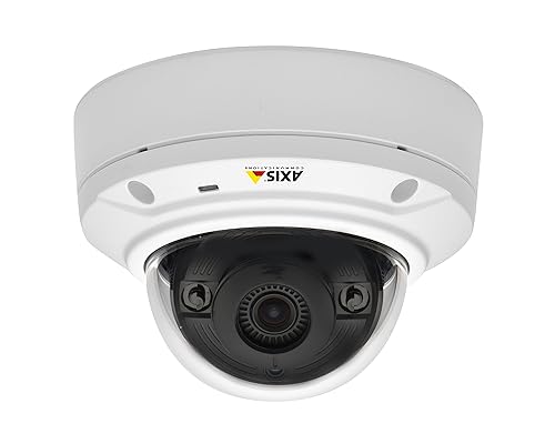 Axis 0535-001 Day and Night Outdoor-Ready Infrared Fixed Mini Dome Network Camera (White)