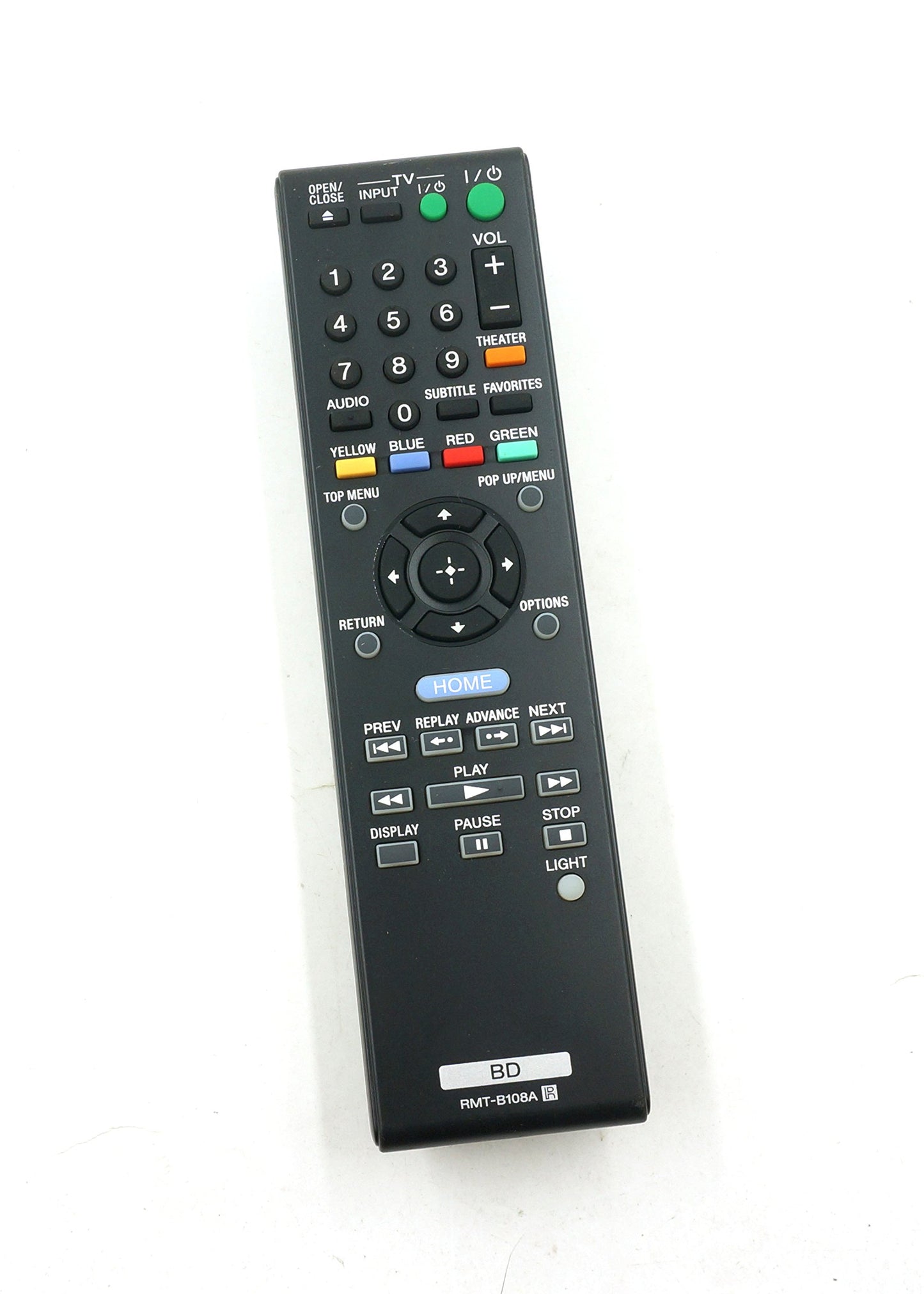 Remote Control for Sony Rmt-b107a Rmt-b109a Rmt-b108a B110a Blu-ray Player General Replacement