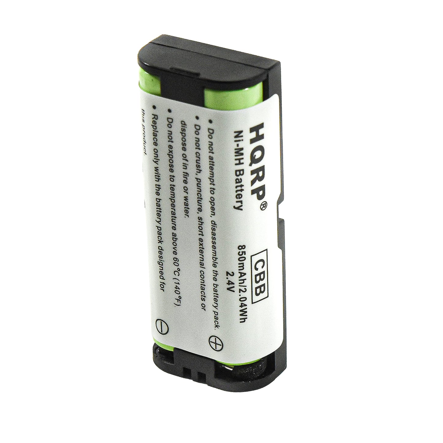 HQRP Phone Battery Compatible with Panasonic KX-TG5761S KX-TG5771S KX-TG5776S KX-TG5777PK KX-TG6700B KX-TG6702B KX-TGA572S KX-TGA670B Cordless