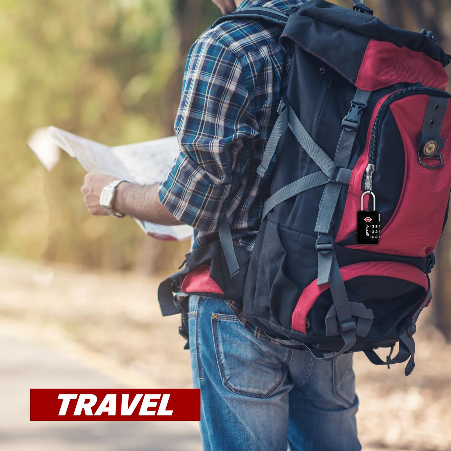 BV TSA Accepted Luggage Travel Lock, 2 Pack – Set-Your-Own Combination Locks for Suitcase, Gym Locker, Toolbox, Filing Cabinets & Bags