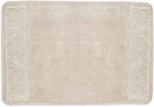 Popular Bath 958560 Rose Vine, Rug, Beige-Taupe