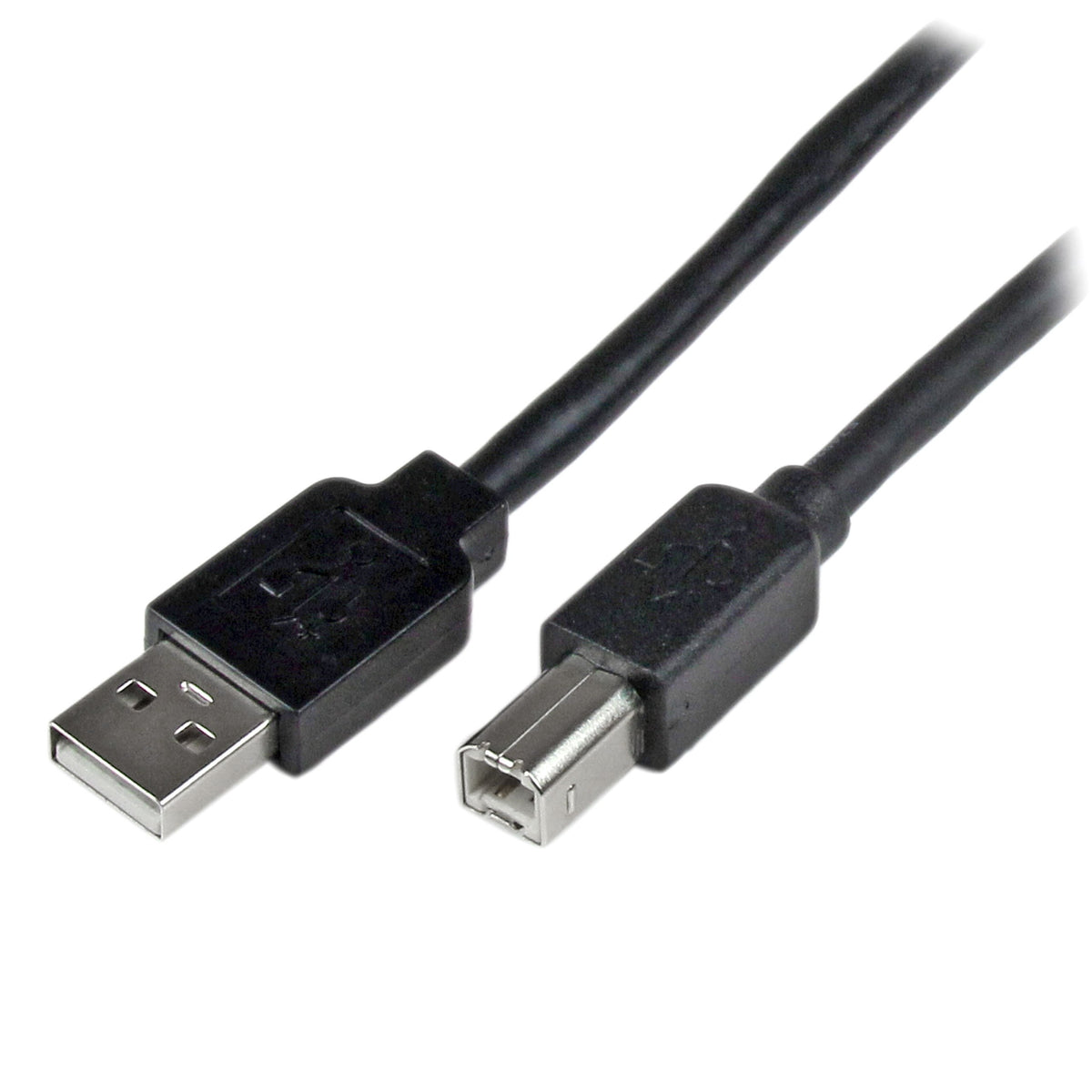 StarTech 65ft Active USB 2.0 Cable, USB-A to USB-B, Black (USB2HAB65AC)