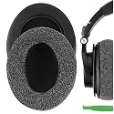 Geekria Comfort Linen Replacement Ear Pads for Audio-Technica ATH-M50XBT, M50xBT2, M50X, M40X, M30X, M20X, M10X, ATH-ANC9 Headphones, Repair Parts