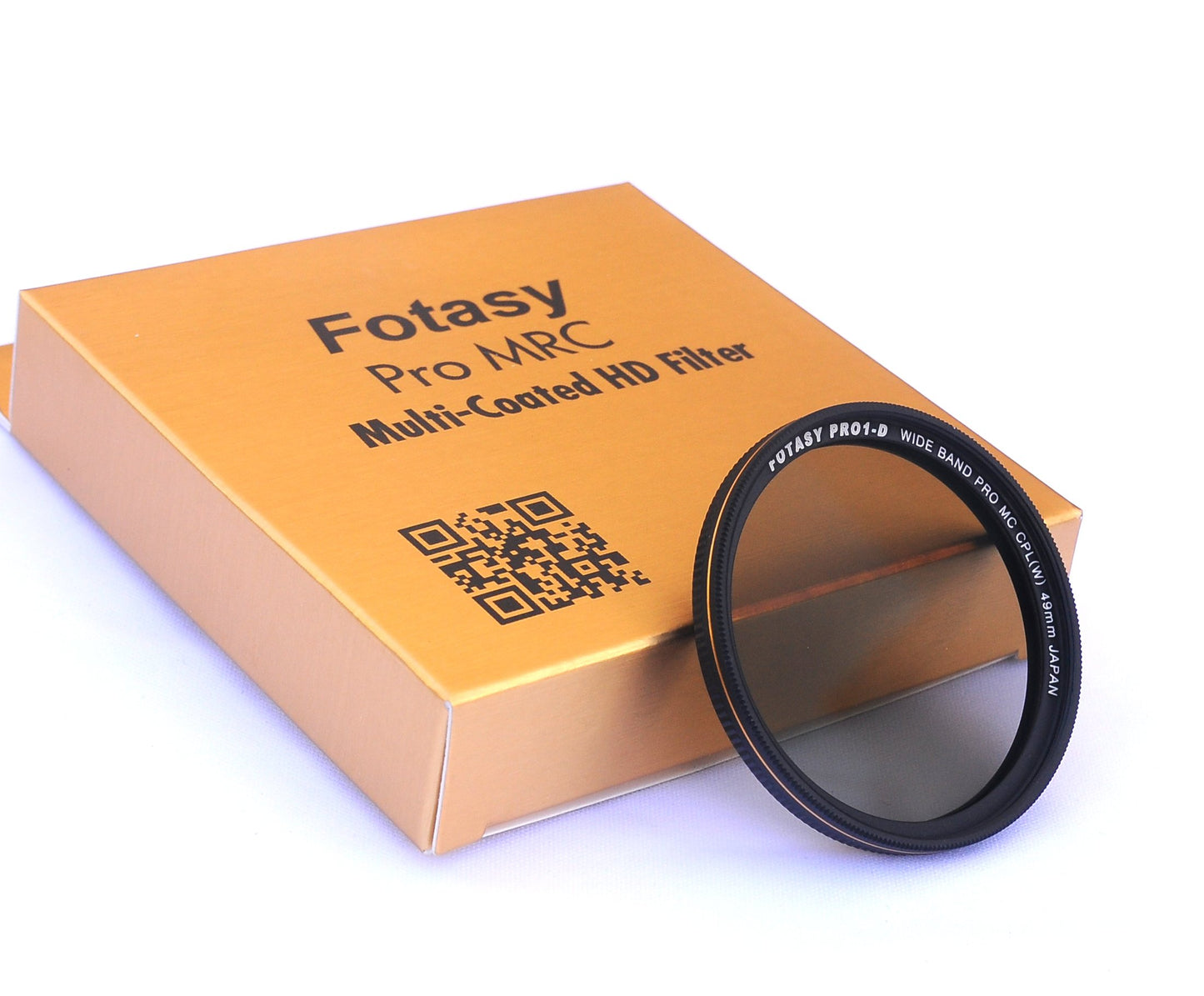 Fotasy 49mm Ultra Slim Circular PL Lens Filter, Nano Coatings MRC Multi Resistant Coating Oil Water Scratch, 16 Layers Multi-Coated 49mm CPL Filter