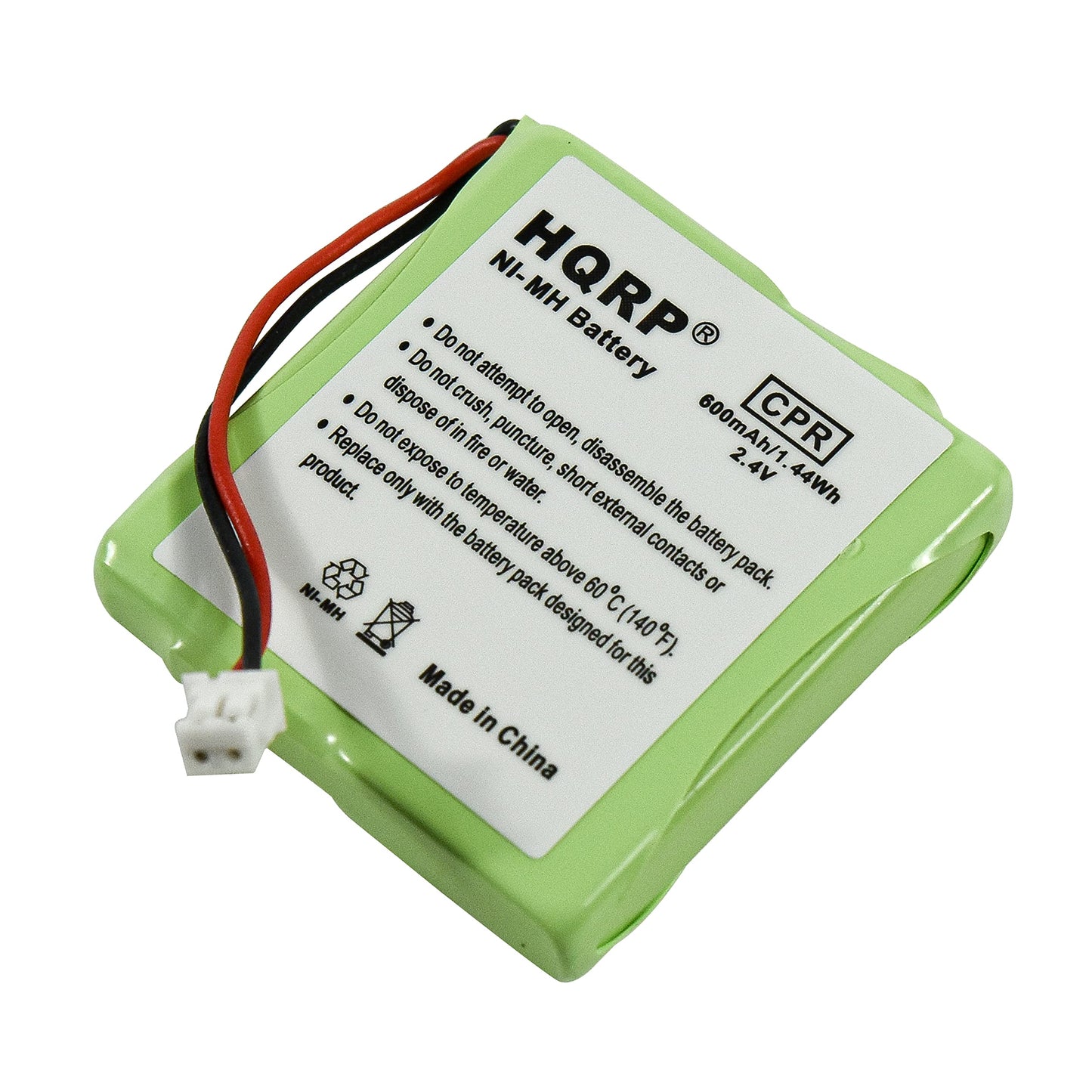 HQRP Phone Battery 2-Pack Compatible with Medion MD81877, MD82877, Life S63006, Slim DECT 500, TeXet DECT TX-D7400 Cordless Telephone