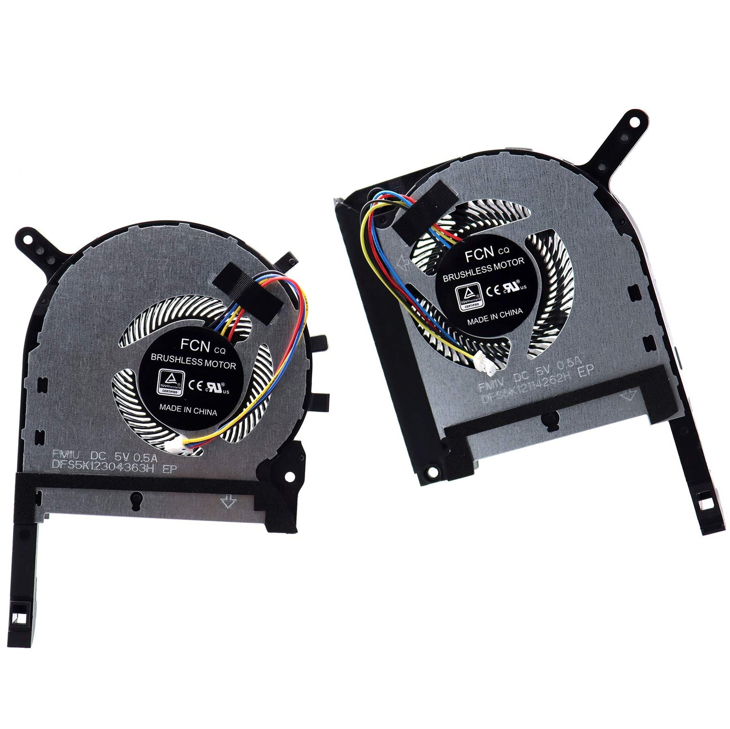 Deal4GO CPU & Graphics GPU Cooling Fan Replacement for ASUS FX505 FX705 FX506 FX566 FX86 FX95 FX706 FA506 FX505DT-AH51 FX506LH-AS51 FX505DD