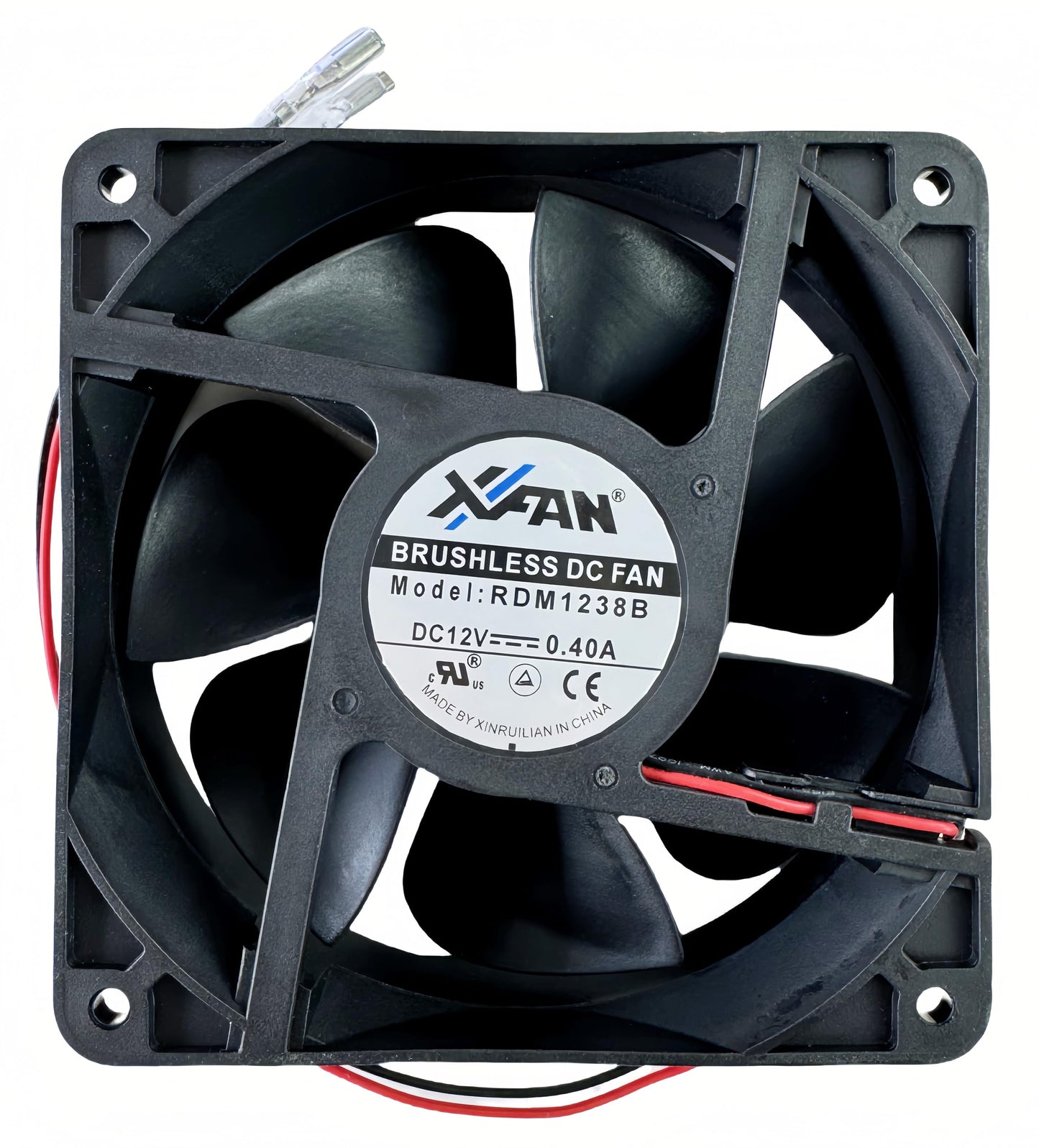 for RDM1238B Chassis Cooling Fan DC12V 0.40A 120mm 12038 120×120×38mm 2 Wire Brushless Inverter Cooling Fan